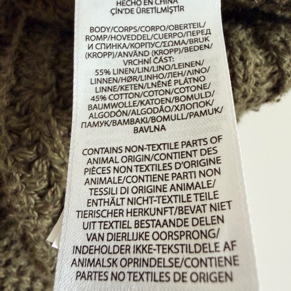 Distressed Linen-Cotton Shawl Cardigan
Polo Ralph Lauren Men’s M VGC Olive Gr - Picture 13 of 13